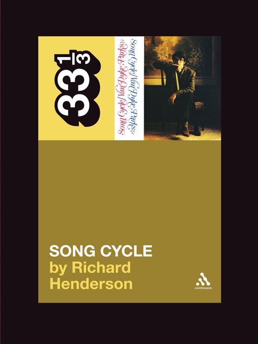 Title details for Van Dyke Parks' Song Cycle by Richard Henderson - Wait list